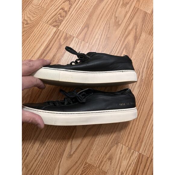 Common Projects Achilles Low Black Size EU 42 US 9 Mens Sneakers - Picture 1 of 11
